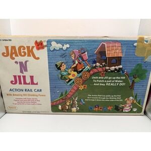 Nasta Industries Action Rail Car Jack & Jill Vintage  w/ Hill Climbing Power S5